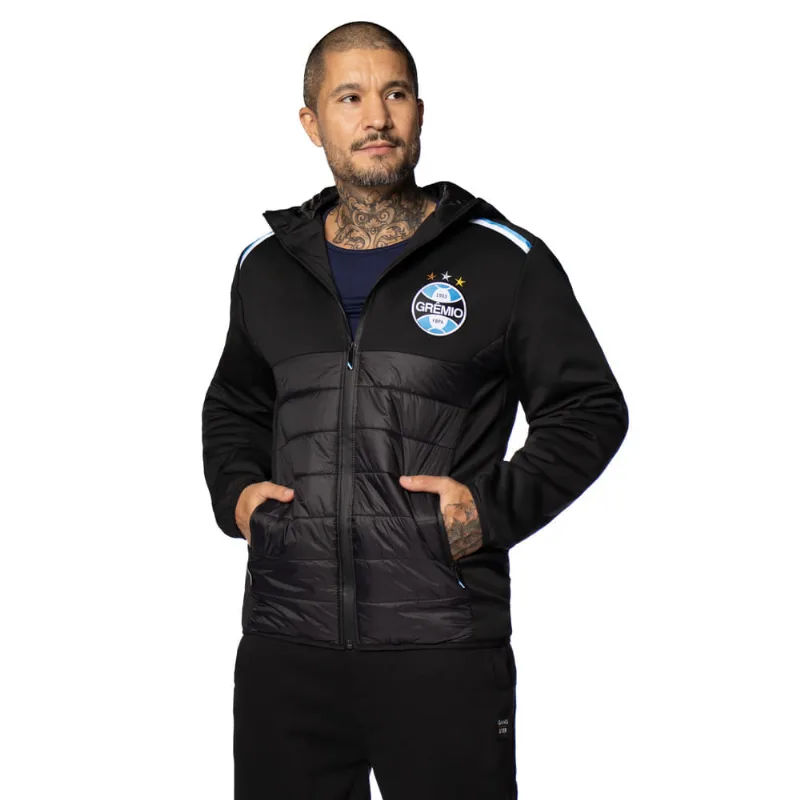Jaqueta Masculina Lotus Grêmio Skuba Esportivo 26 Preto - M