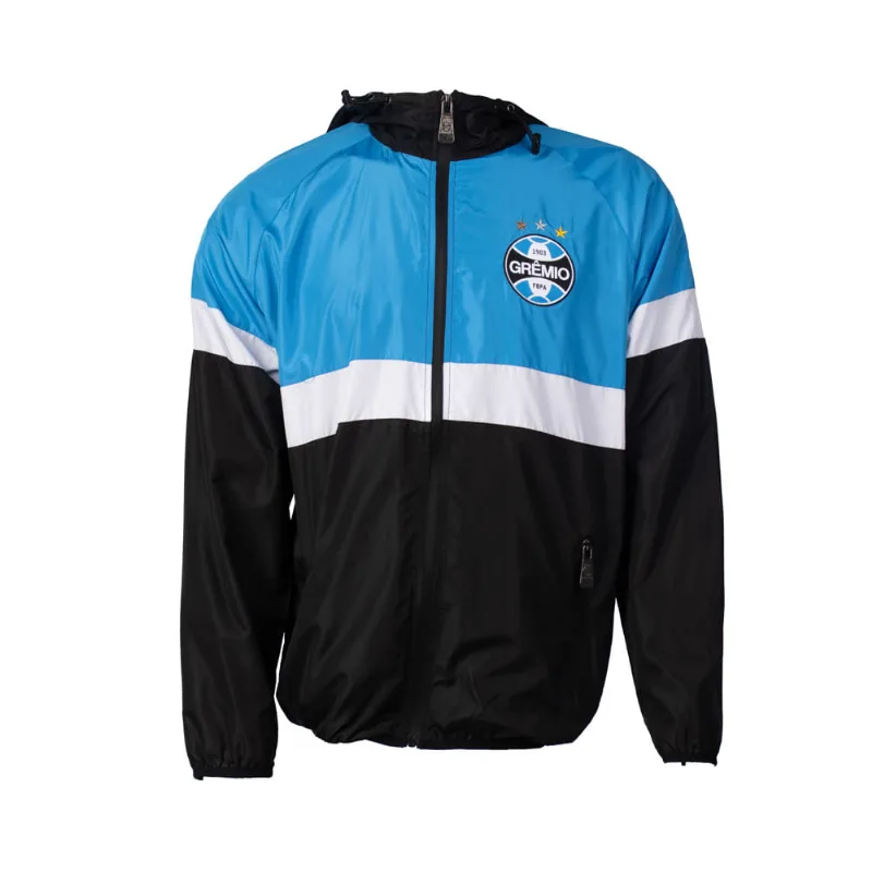 Jaqueta Masculina Lotus Corta Vento Grêmio Preto - P