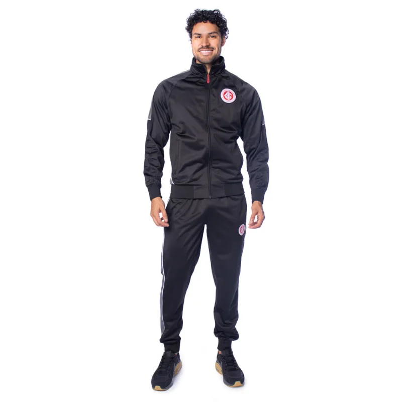 Agasalho Masculino Lotus Inter Malha Preto/Chumbo - M