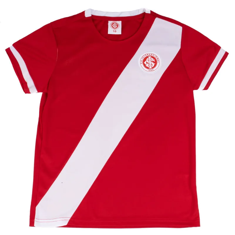 Camiseta Infantil Lotus Inter Layer Faixa 1995 Vermelho - 12