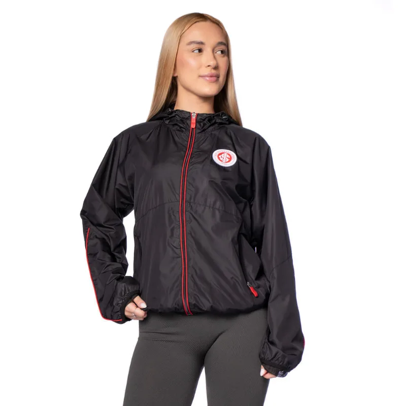 Corta Vento Feminino Lotus Inter Esportivo Preto/Vermelho - GG