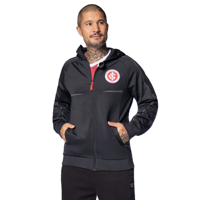Jaqueta Masculina Lotus Inter Skuba Hood Esporte 2026 Preto - G