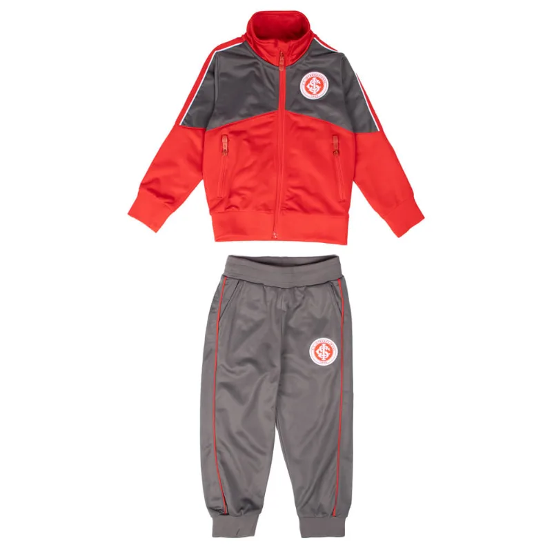 Agasalho Infantil Lotus Inter Insert Vermelho/Cinza - 12