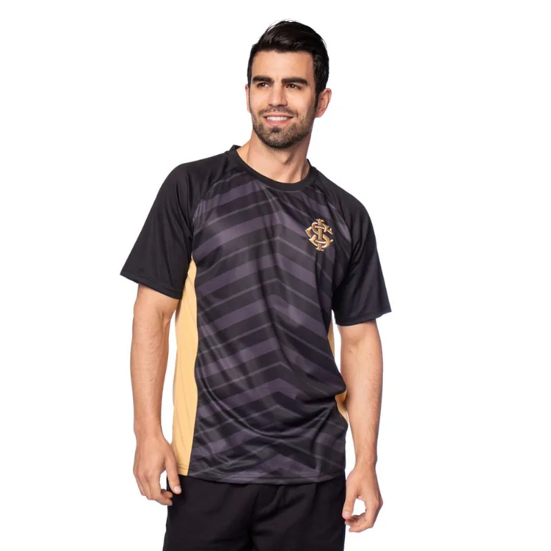 Camiseta Masculina Lotus Inter New Gold Preto/Dourado - P