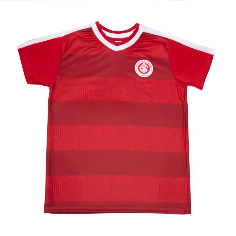 Camiseta Infantil Lotus Inter Stripes Vermelho - 4