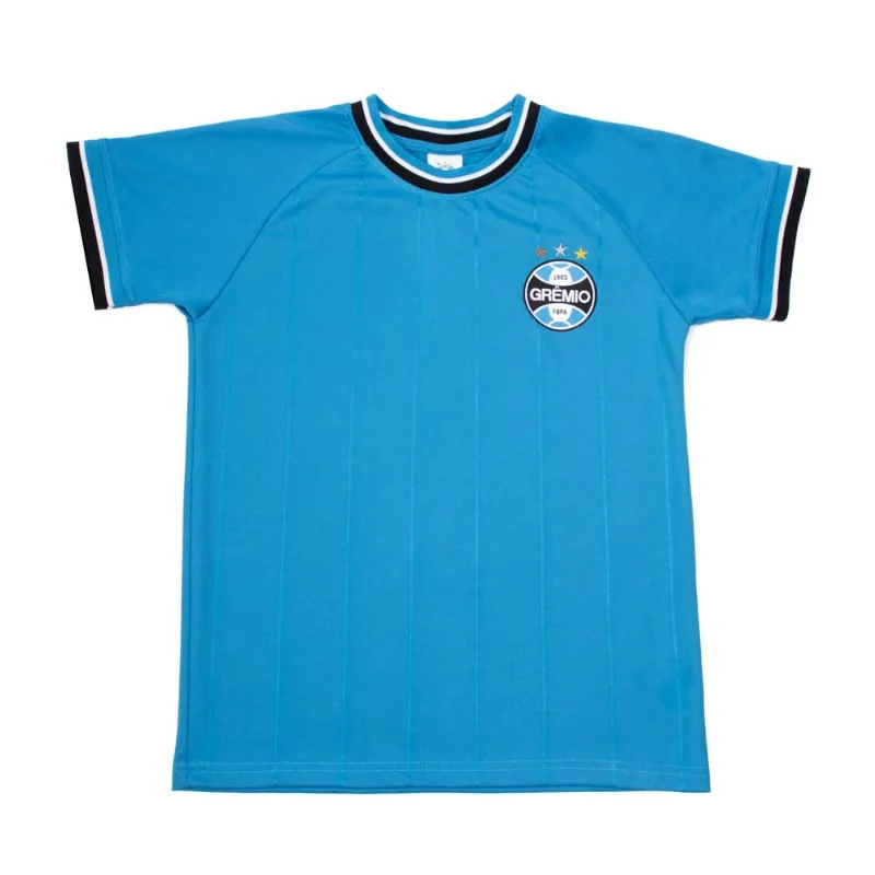 Camiseta Infantil Lotus Grêmio Ace Esportivo Azul - 4