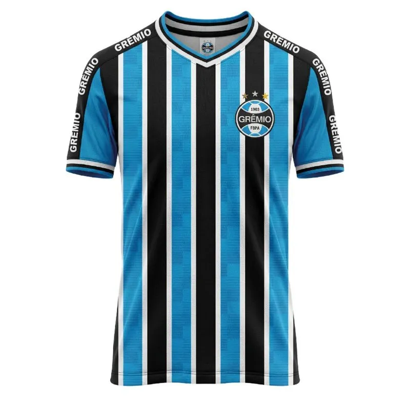 Camisa Lotus Ace Infantil Grêmio Preto 04