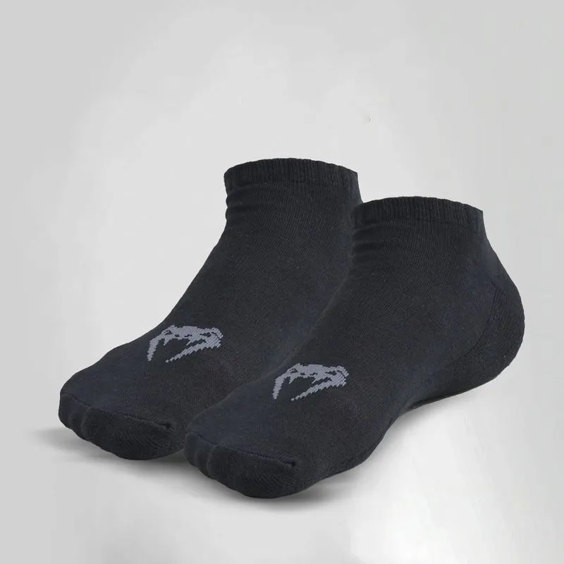 Meia Venum Logo Classic Cano Curto Preto