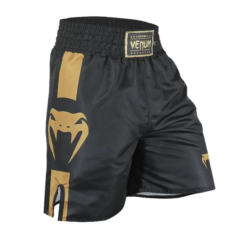 Short Boxe Venum Logo Performance Gold GG