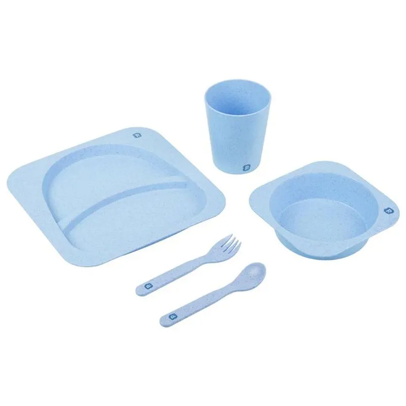 Kit Alimentação Com 5 Peças Fibra De Trigo Masculino - Pimpolho