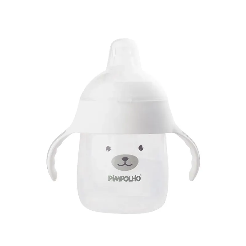 Copo de treinamento Urso Branco 240ML Pimpolho