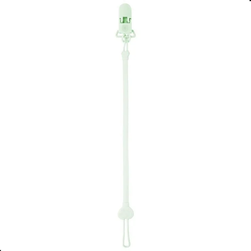 Prendedor de Chupeta Silicone Hipoalergenico Uso Diario Verde Pimpolho 30CM