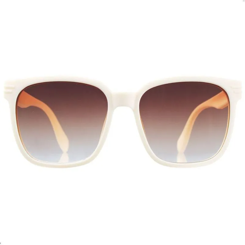 Oculos de Sol Infantil Pimpolho Flexivel Protecao UV 400 Off White Crianca