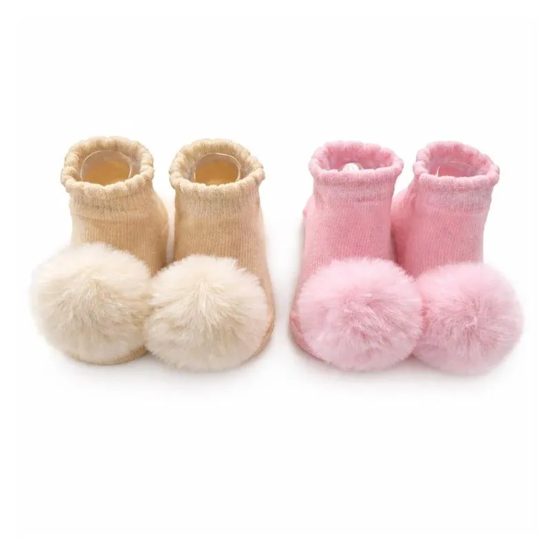 Meia RN Pimpolho Pompom Rosa (MP)