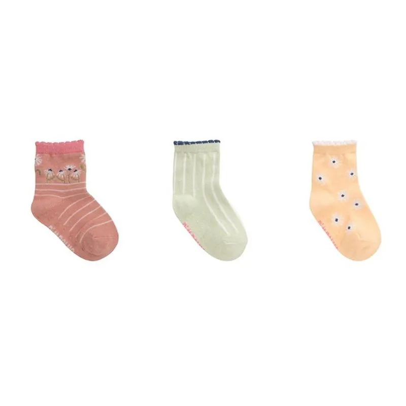 Kit Meia Infantil Pimpolho 3 Pares N° 21-25 Bege Sortido (MP)