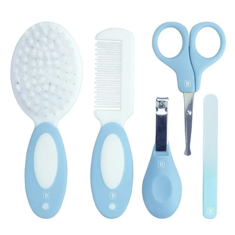 Kit Cuidado Para Bebê Pimpolho 5 Peças Azul (MP)