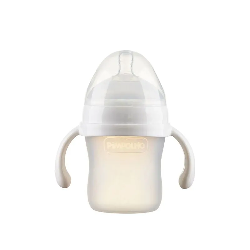 Mamadeira Soft Sense Branca 180ML - Pimpolho