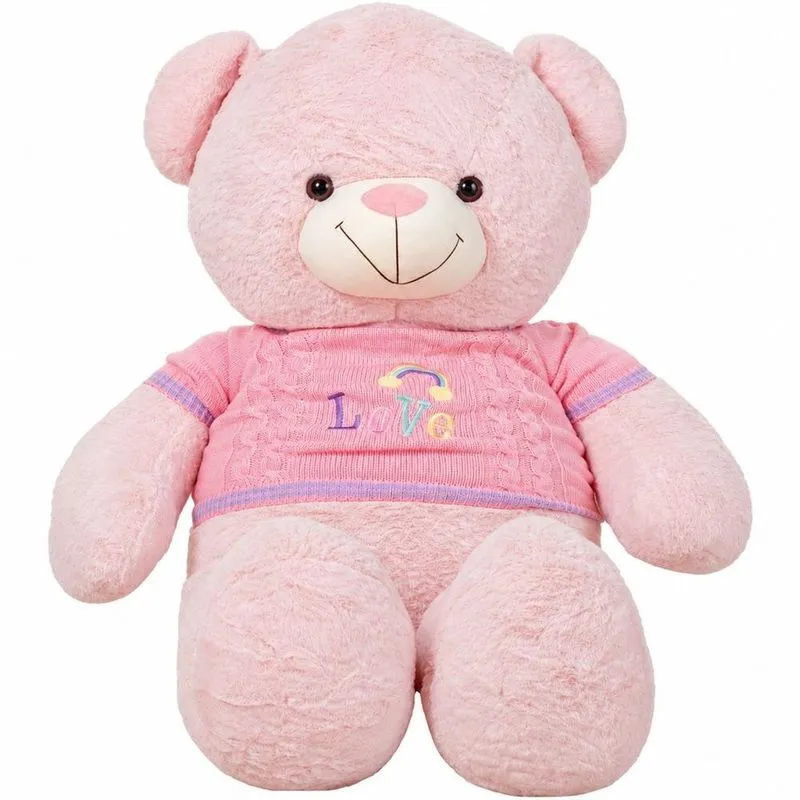 Urso de Pelúcia Teddy Gigante com Roupinha 120CM Tessi