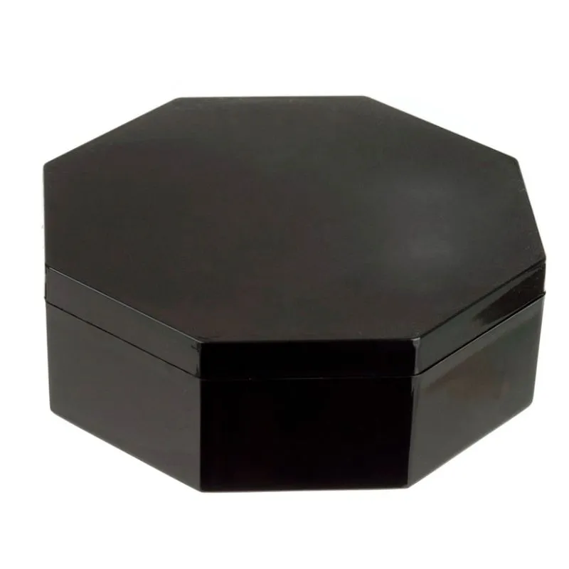 Caixa Acrílica Octogonal Preta 11X11CM 4276021 MIRANDINHA