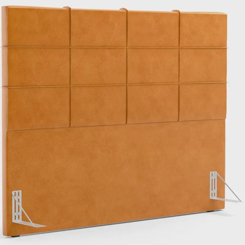 Cabeceira Cama Box Casal King 195 cm Roma W01 Couríssimo Whisky - Lyam