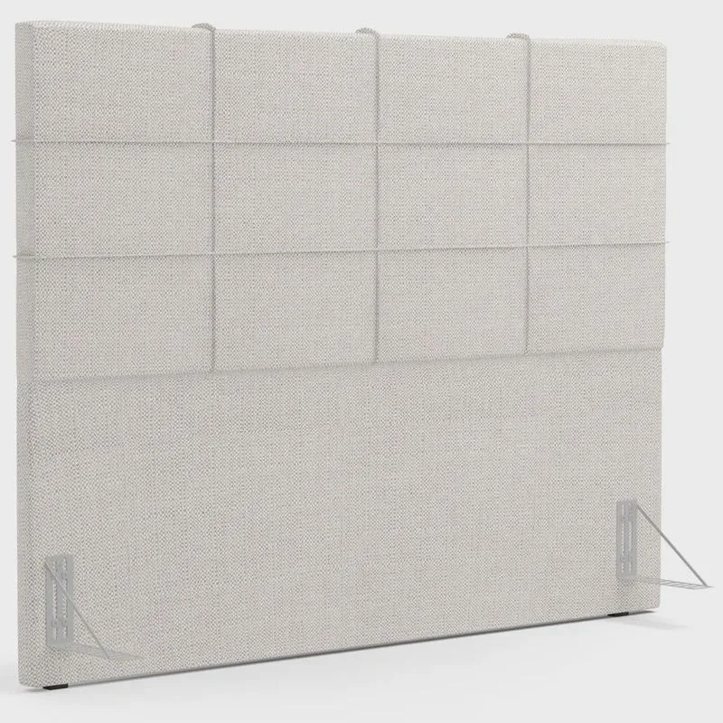 Cabeceira Cama Box Casal King 195 cm Roma W01 Linho Champagne - Lyam