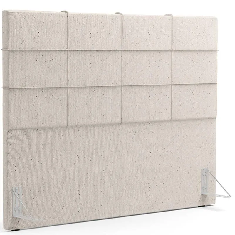 Cabeceira Cama Box Casal King 195 cm Roma W01 Linho Cru - Lyam