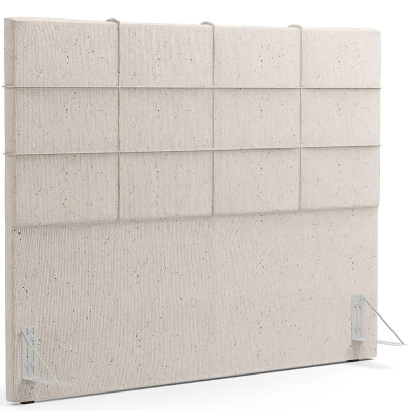 Cabeceira Cama Box Queen 160 cm Roma W01 Linho Cru - Lyam - Lyam Decor