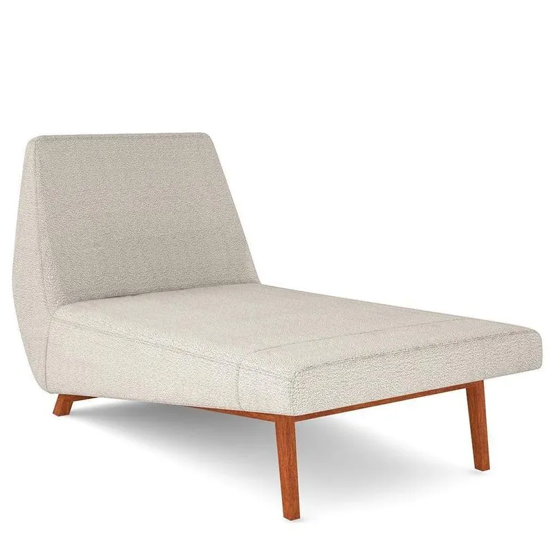 Sofá Chaise Longue Living Parisi 155cm D02 Bouclê Creme B-54