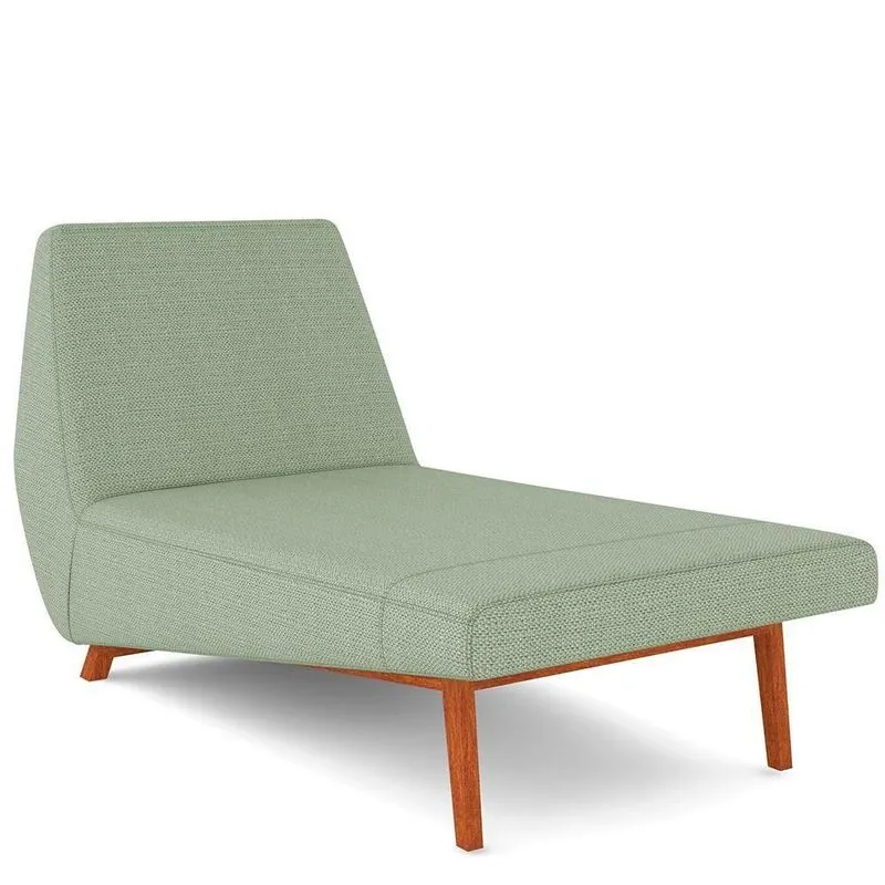 Sofá Chaise Longue Living Parisi 155cm D02 Linho Verde D-477
