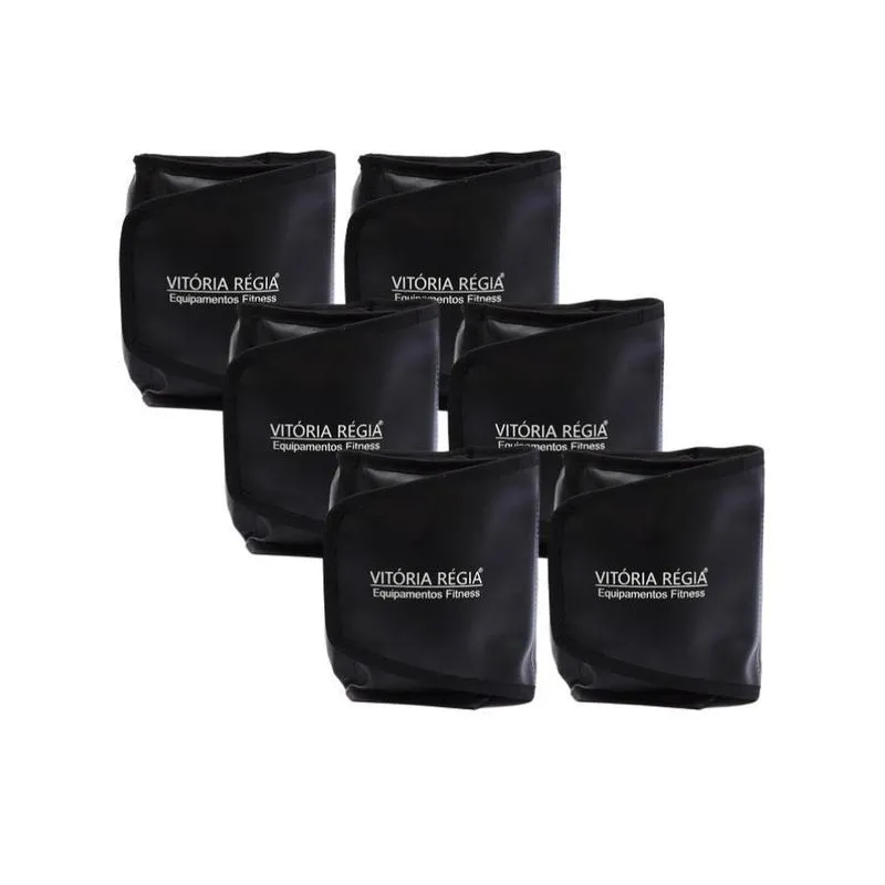 Kit Treino Funcional 4kg 3kg 2kg Caneleira Tornozeleira