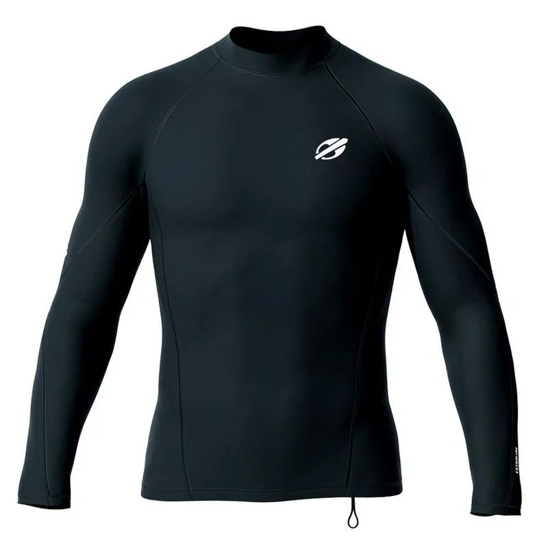 Camiseta manga longa masculino extraline surfe Mormaii Preto S.M