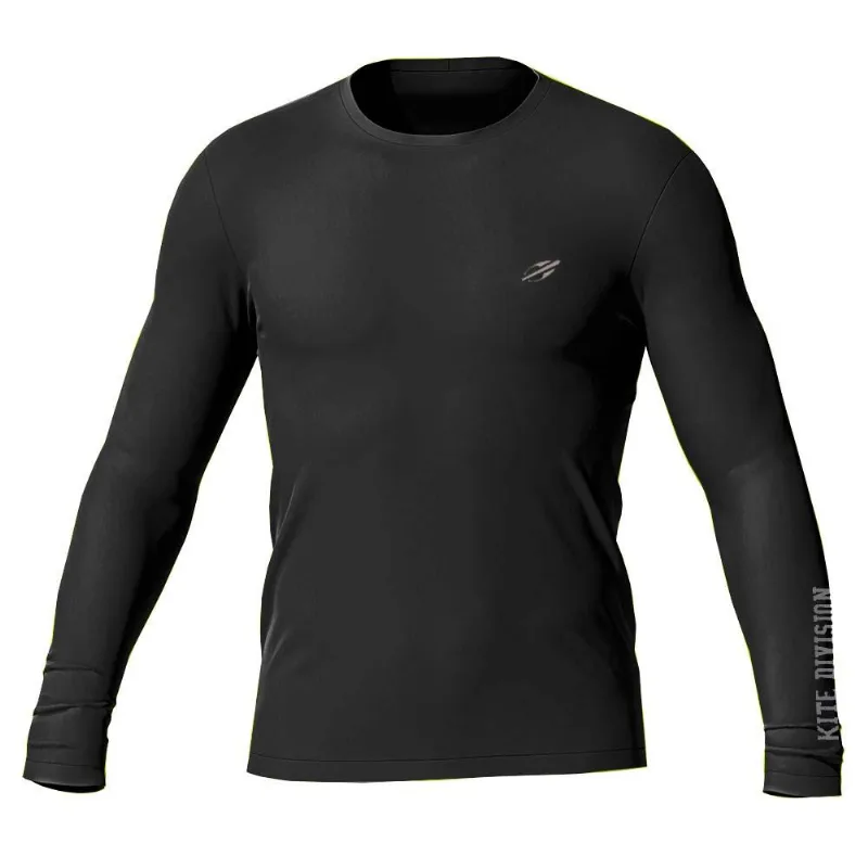 Camiseta manga longa masculino kite division esporte Mormaii Preto P