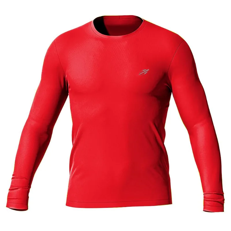 Camiseta manga longa masculino dry action esporte Mormaii Vermelho P