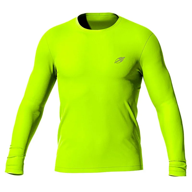 Camiseta manga longa masculino dry action esporte Mormaii Amarelo XGG