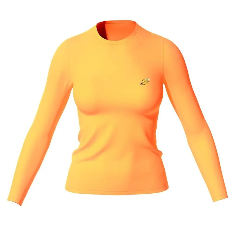 Camiseta manga longa feminino dry comfort esporte Mormaii Laranja GG