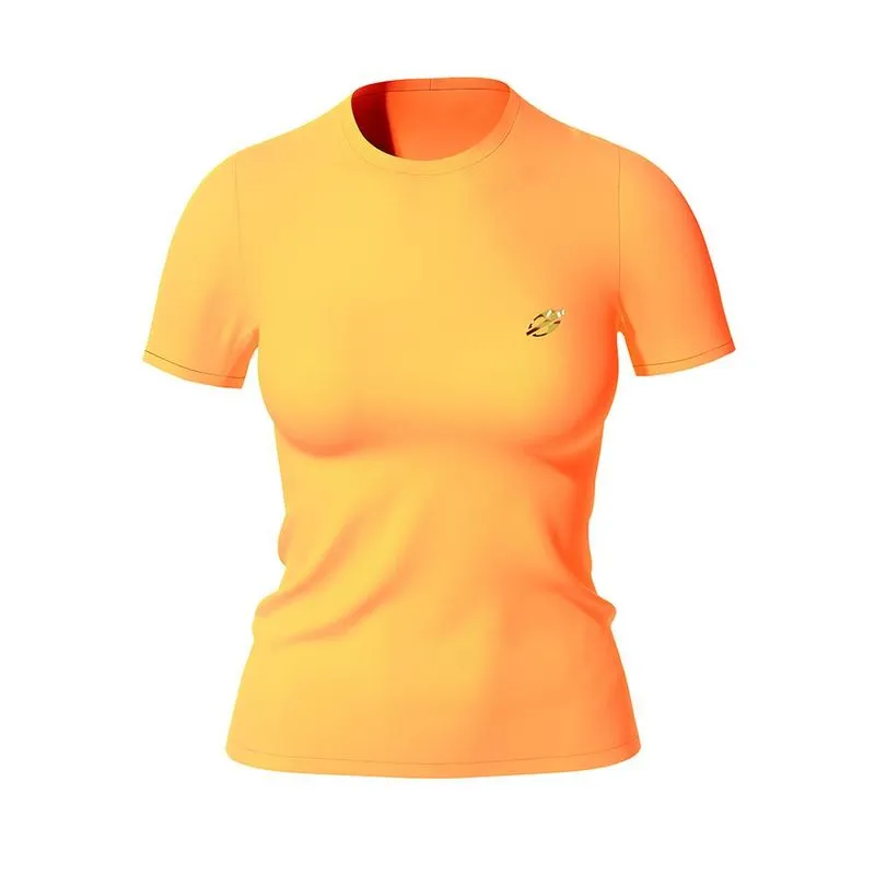 Camiseta manga curta feminino dry comfort esporte Mormaii Laranja GG