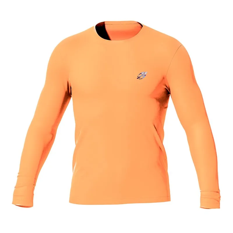 Camiseta manga longa masculino dry comfort esporte Mormaii Laranja G