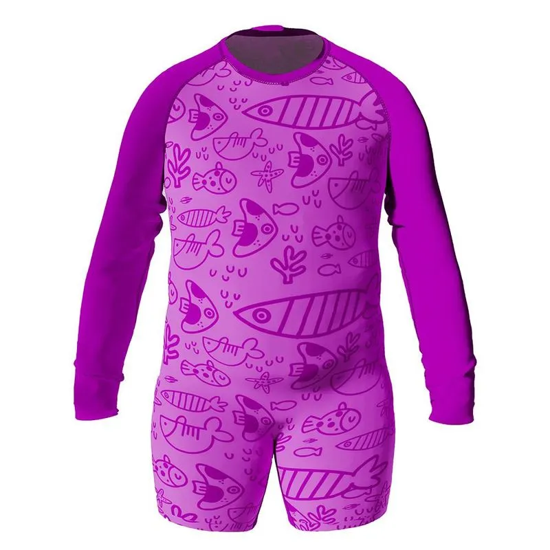 Macaquinho manga longa baby dry smart esporte Mormaii Roxo M