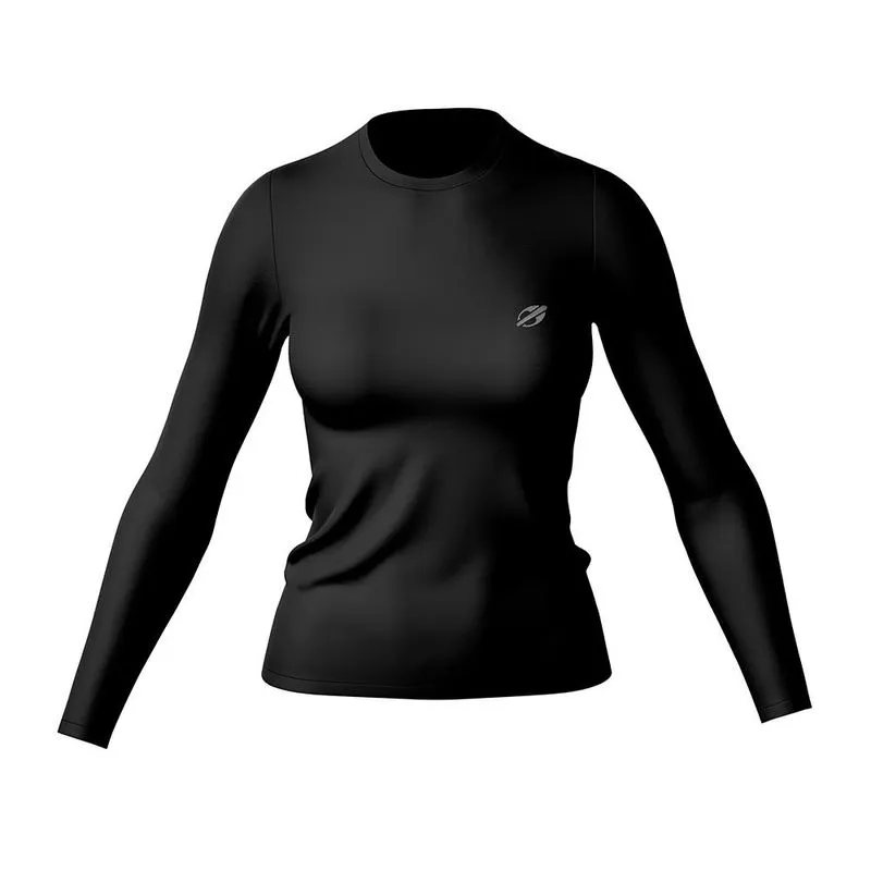 Camiseta manga longa feminino dry action esporte Mormaii Preto XGG