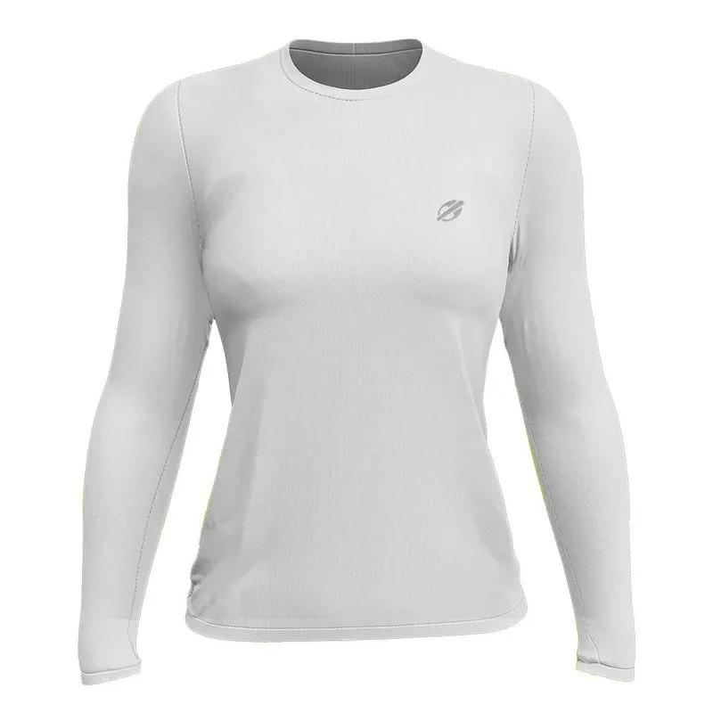Camiseta manga longa feminino dry action esporte Mormaii Branco PP