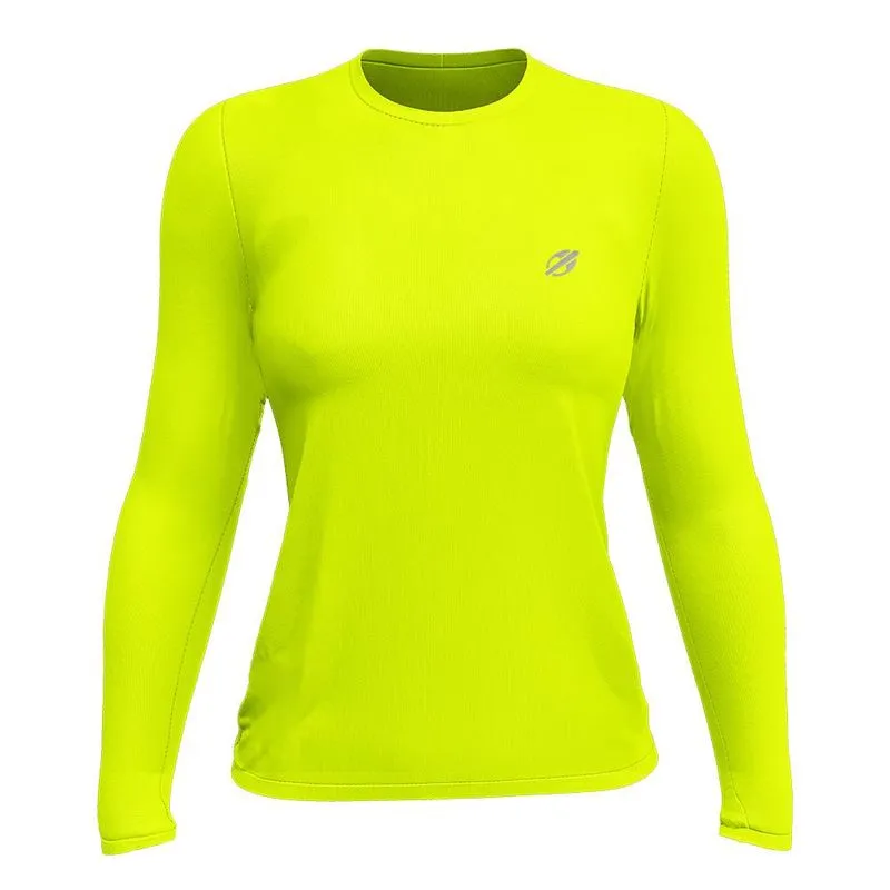 Camiseta manga longa feminino dry action esporte Mormaii Amarelo G
