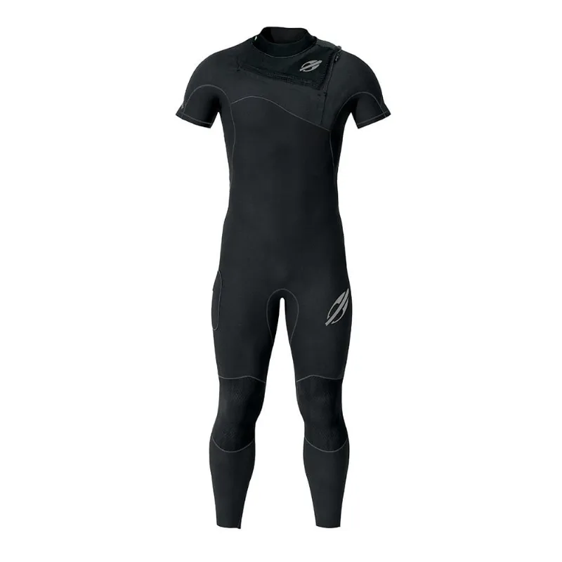 Long john manga curta chestzip 2mm masculino flexxxa pro surf Mormaii MG