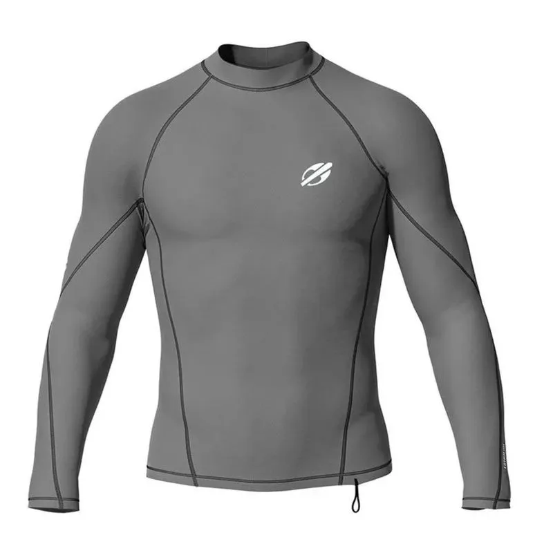 Camiseta Manga Longa Masculino Extraline Surf Mormaii P / Cinza