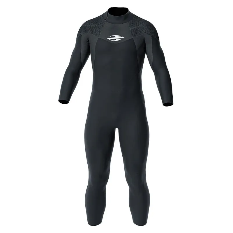 Long john manga longa backzip 5-3-1mm masculino triathlon natacao Mormaii G