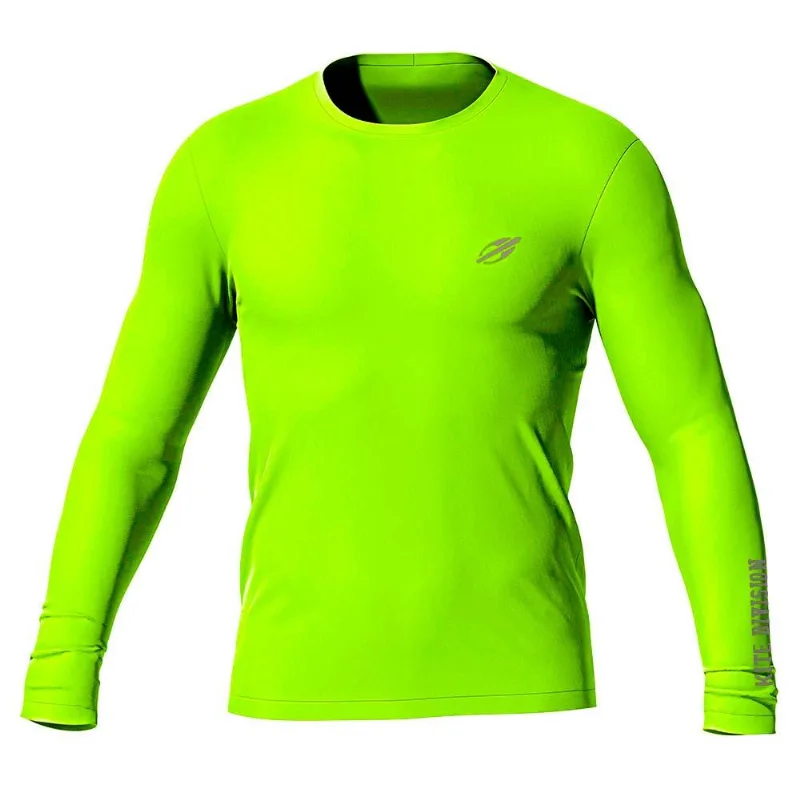 Camiseta manga longa masculino kite division esporte Mormaii Amarelo PP