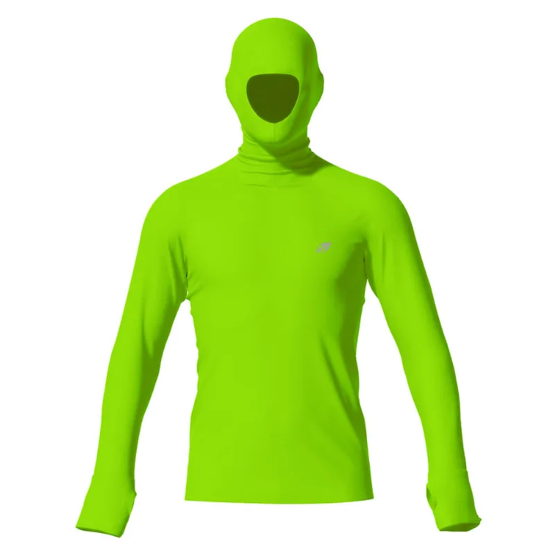 Camiseta manga longa com capuz masculino kite division esporte Mormaii Amarelo GG