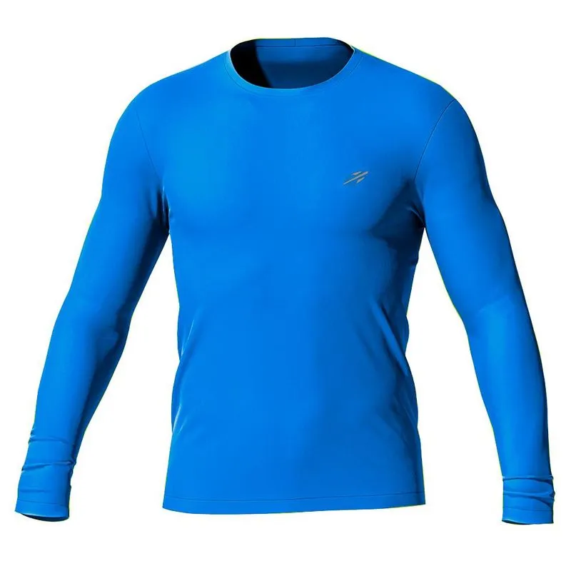 Camiseta manga longa masculino protection action esporte Mormaii Azul GG