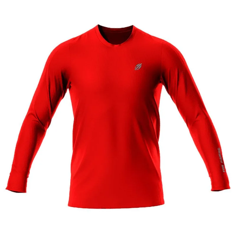 Camiseta manga longa masculino pesca esporte Mormaii Vermelho G