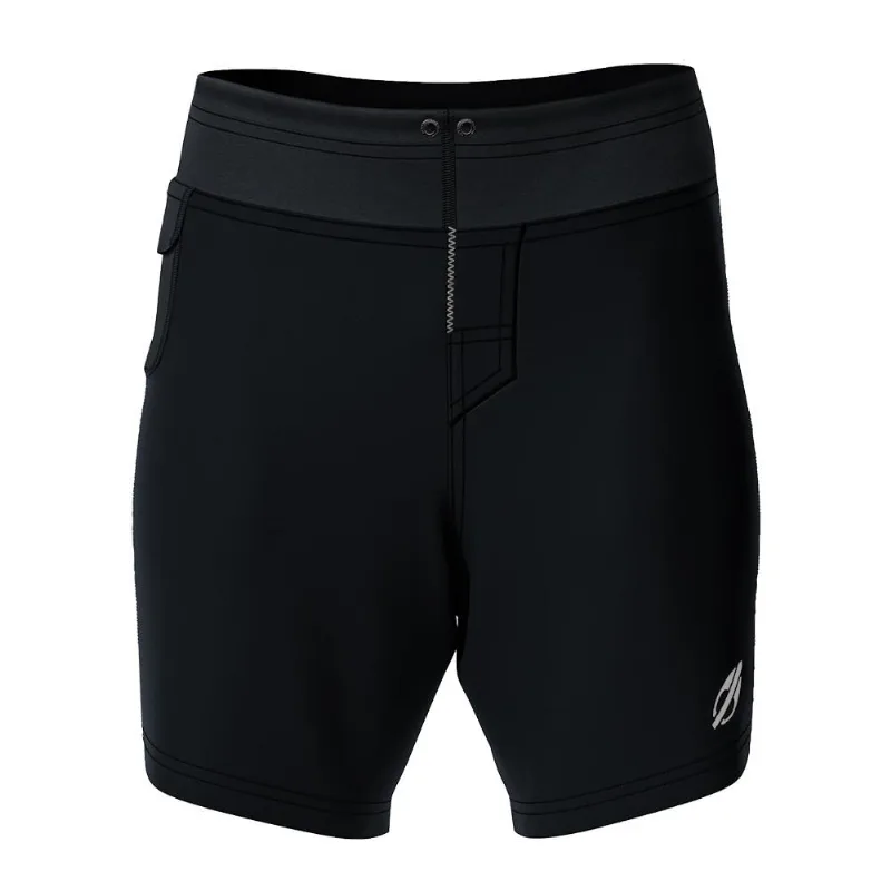 Boardshort longo masculino flexxxa Mormaii Preto-cinza GG