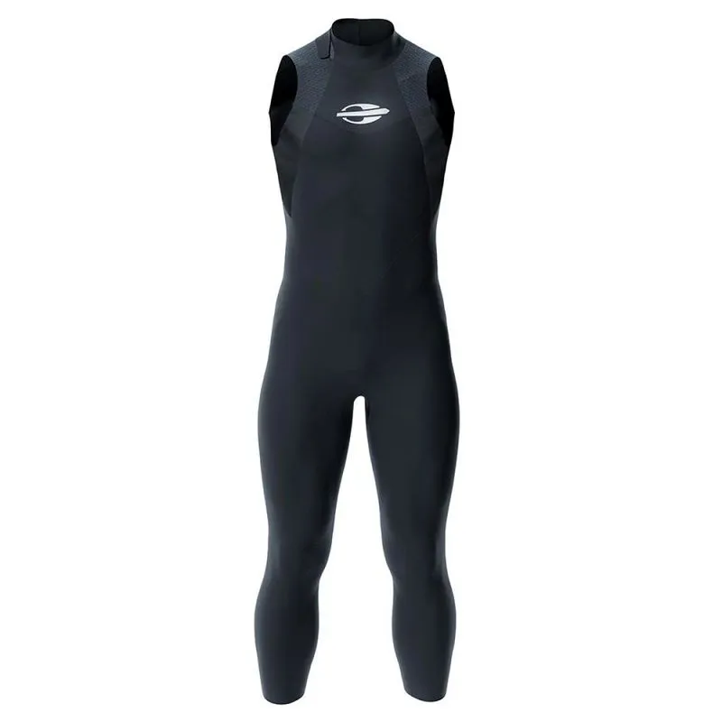 Long John Mormaii Sem Manga Backzip Natação Triathlon 5.3.1mm Masculino P / Preto
